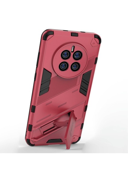 Huawei Mate 50 Telefon Kılıfı Pc+Tpu Hibrit Darbeye Dayanıklı Kılıf Kickstand Eller Serbest Koruyucu Kılıf-Gül (Yurt Dışından) fırsatları
