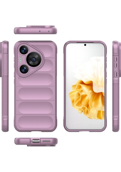 Huawei Pura 70 Pro/pura 70 Pro+Kılıf Tpu Kaymaz Arka Telefon Kılıfı-Açık Mor (Yurt Dışından) fırsatları