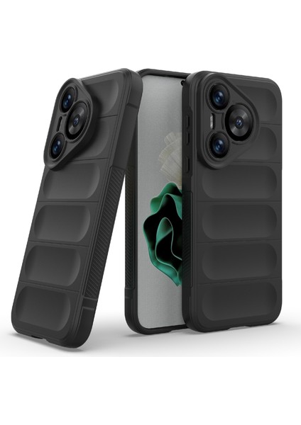 Huawei Pura 70 Kılıf Şok Emici Yumuşak Tpu Telefon Kılıfı-Siyah (Yurt Dışından) fiyatları