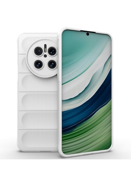 Huawei Mate 70 Kılıf Düşmeye Karşı Yumuşak Tpu Sağlam Telefon Arka Kapağı-Beyaz (Yurt Dışından)