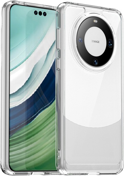 Huawei Mate 60 Pro Kılıf Tpu+Akrilik Düşmeye Dayanıklı Telefon Kılıfı-Şeffaf (Yurt Dışından)