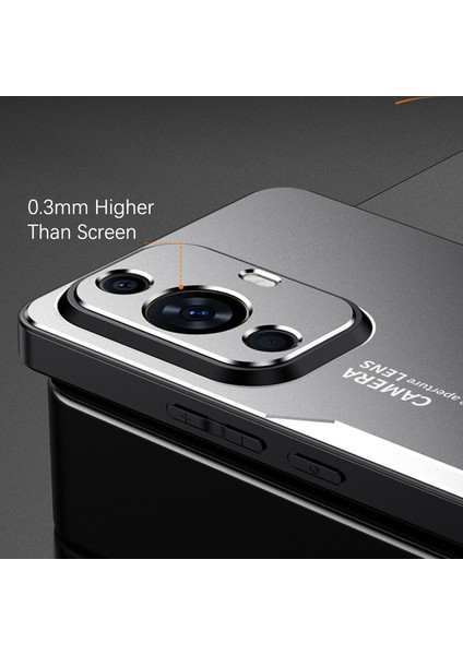 Huawei Nova 11/nova 12S 4g/nova 12 Lite 4g Metal Kılıf Mat Hava Yastığı Korumalı Darbeye Dayanıklı Telefon Kılıfı-Kırmızı (Yurt Dışından) fırsatları