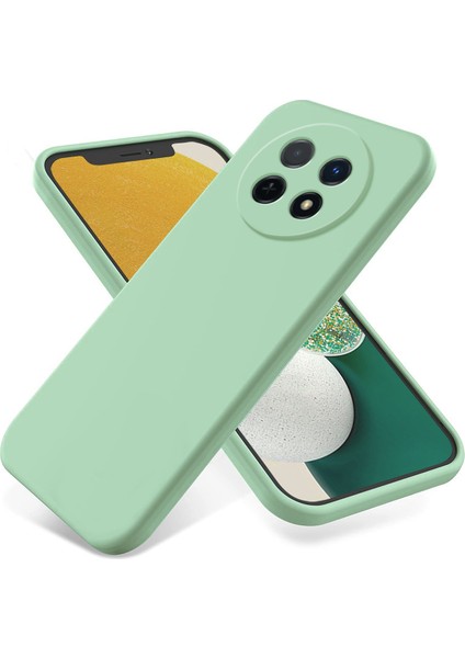 Huawei Nova Y91 4g Için Darbeye Dayanıklı Telefon Kılıfı, Yumuşak Astarlı Çizilmez Sıvı Silikon Kapak-Yeşil (Yurt Dışından) fiyatları