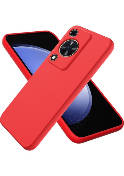 Huawei Nova Y72 4g/enjoy 70 Çizilmez Sıvı Silikon Telefon Kılıfı Askılı-Kırmızı (Yurt Dışından) fiyatları