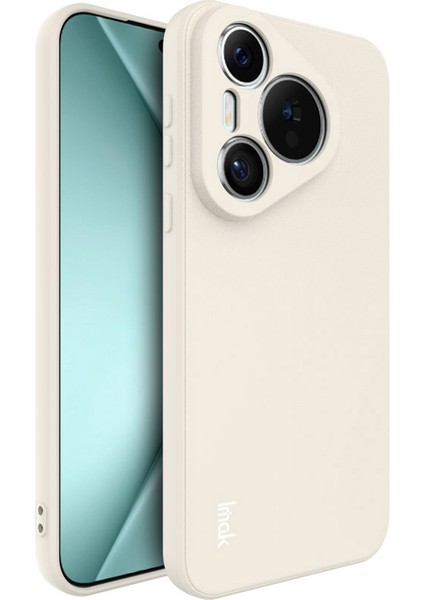 Imak Uc-4 Serisi Huawei Pura 70 Esnek Tpu Kılıf Düz Kenar Koruyucu Telefon Kılıfı-Beyaz (Yurt Dışından)