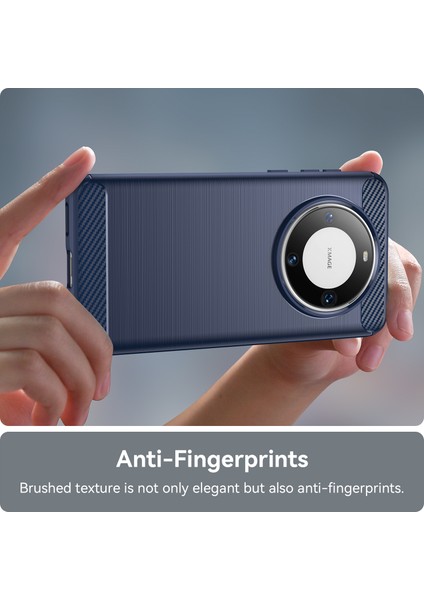Huawei Mate 60 Pro+Kılıf Esnek Tpu Kabuk Karbon Fiber Doku Telefon Kılıfı-Siyah (Yurt Dışından) indirimleri