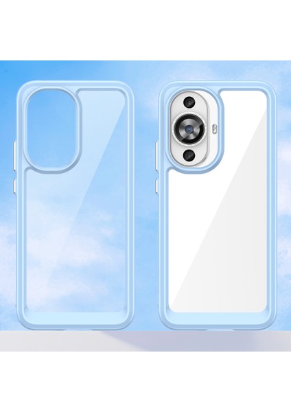 Huawei Nova 12S 4g/nova 12 Lite 4g Kılıf Tpu+Akrilik Telefon Kabuğu Cep Telefonu Aksesuarları-Mavi (Yurt Dışından) indirimleri