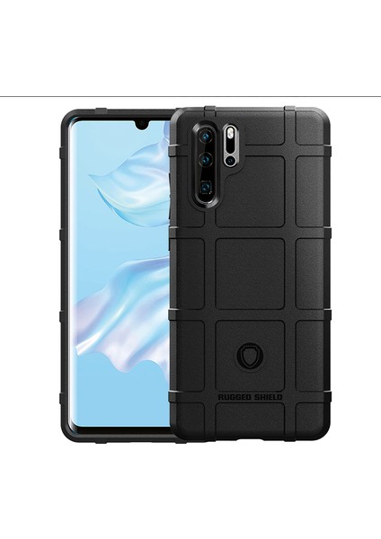 Huawei P30 Pro Sağlam Kare Izgara Doku Tpu Koruma Kılıfı-Siyah (Yurt Dışından) indirimleri