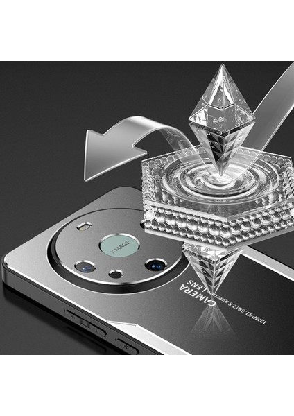 Huawei Mate 60 Pro Telefon Kılıfı Için Düşmeye Dayanıklı Metal+Tpu+Pc Arka Kapak-Mavi (Yurt Dışından) modelleri