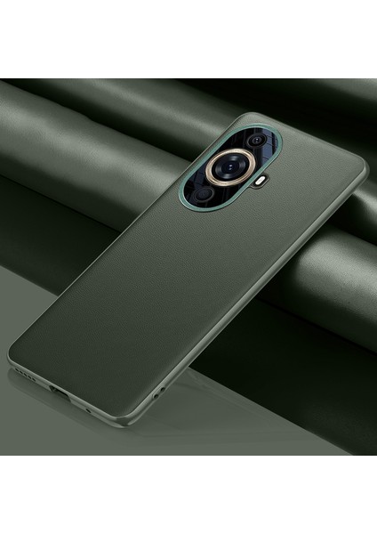 Huawei Nova 11 Pro/nova 11 Ultra Için Metal Lens Korumalı Telefon Kılıfı, Deri Kaplamalı Tpu+Pc Telefon Kılıfı (2. Nesil)-Koyu Yeşil (Yurt Dışından) indirimleri