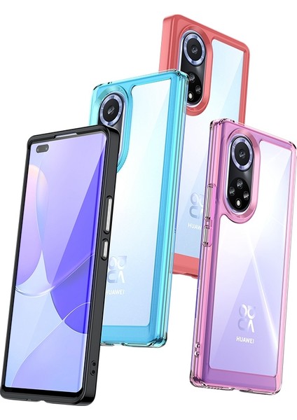 Honor 50/huawei Nova 9 Tpu+Akrilik Hibrit Aşınmaya Dayanıklı Kılıf Bağımsız Düğmeler Kir Önleyici Telefon Kabuğu-Şeffaf (Yurt Dışından) fırsatları