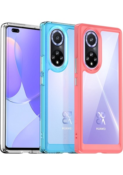 Honor 50/huawei Nova 9 Tpu+Akrilik Hibrit Aşınmaya Dayanıklı Kılıf Bağımsız Düğmeler Kir Önleyici Telefon Kabuğu-Şeffaf (Yurt Dışından) indirimleri