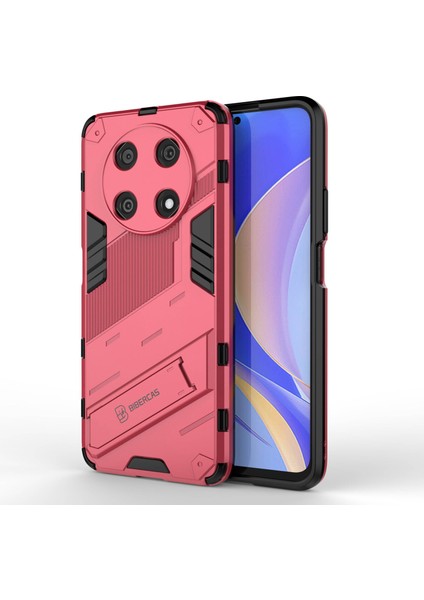 Huawei Enjoy 50 Pro 4g/nova Y90 4g Darbeye Dayanıklı Kılıf Kickstand Pc+Tpu Hibrit Telefon Kılıfı Düşmeye Lı Kapak-Gül (Yurt Dışından)