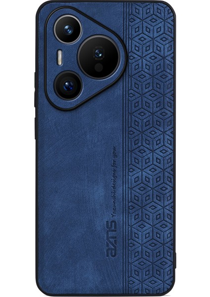 Azns Huawei Pura 70 Kılıf Pu Deri+Tpu Çizilmeye Dayanıklı Arka Kapak-Mavi (Yurt Dışından) fırsatları