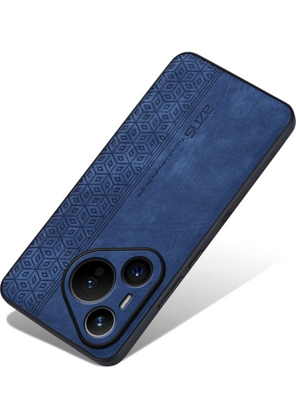 Azns Huawei Pura 70 Kılıf Pu Deri+Tpu Çizilmeye Dayanıklı Arka Kapak-Mavi (Yurt Dışından) indirimleri