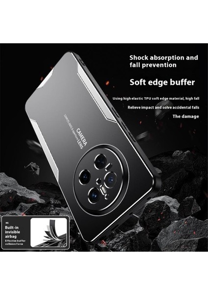 Huawei Mate 70 Telefon Kılıfı Alüminyum Alaşımlı Tpu Pc Arka Kapak-Mavi (Yurt Dışından) fırsatları