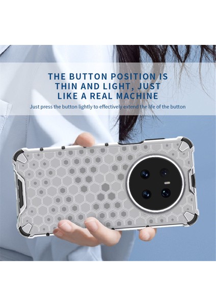 Huawei Mate 70 Pro+/mate 70 Pro Kılıfı Magsafe Honeycomb Tasarım Tpu+Pc Telefon Kılıfı-Gri ile Uyumlu (Yurt Dışından) fırsatları