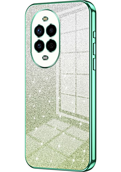 Huawei Nova 13 Pro 5g Kılıf Galvanik Degrade Parıltılı Tpu Telefon Kılıfı-Yeşil (Yurt Dışından)