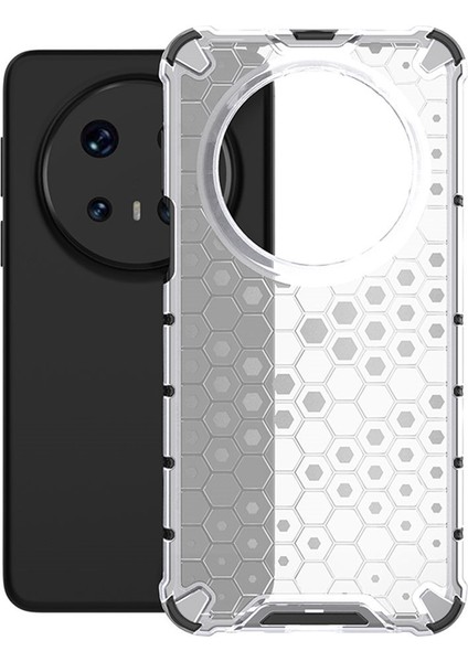 Huawei Mate 70 Pro+/mate 70 Pro Kılıfı Magsafe Honeycomb Tasarım Tpu+Pc Telefon Kılıfı ile Uyumlu-Şeffaf (Yurt Dışından)