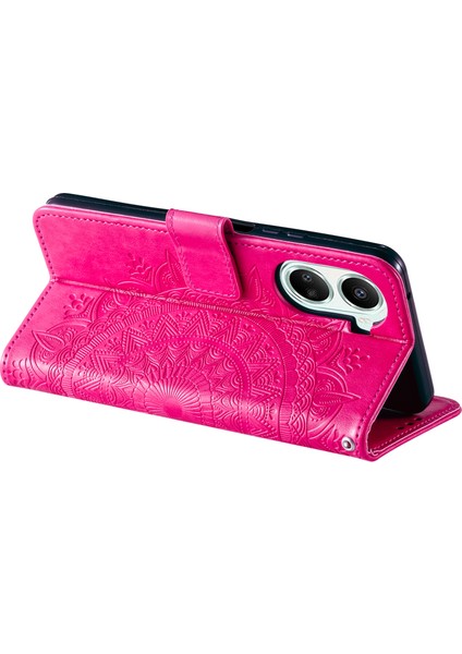 Huawei Nova 10 Se 4g Darbeye Dayanıklı Baskılı Mandala Çiçek Telefon Kılıfı Düşmeye Karşı Cüzdan Standı Askılı Kapak-Gül (Yurt Dışından) fırsatları