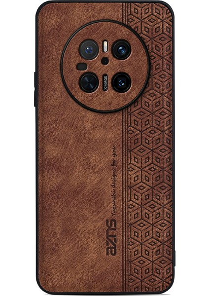 Azns Huawei Mate 70 Kılıf Koruyucu Pu Deri Kaplı Tpu Telefon Kabuğu-Kahverengi (Yurt Dışından) fiyatları