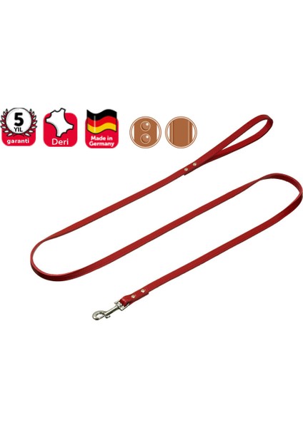 Deri Uzatma Tasma 100Cm/12Mm Kırmızı