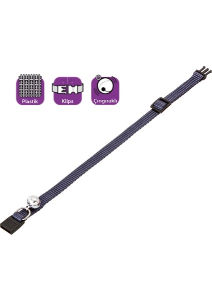 Karlıe Boyun Tasma Çıng. 30 cm Koyu Mavi