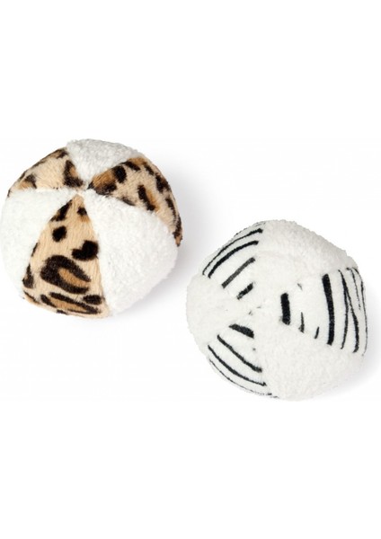 Karlıe Peluş Top Oyuncan 11Cm Beyaz/Siyah