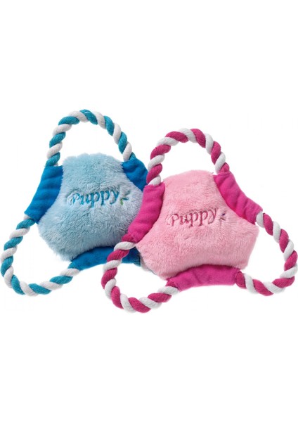 Karlıe Yavru Köpek Peluş Frizbi 17 Cm