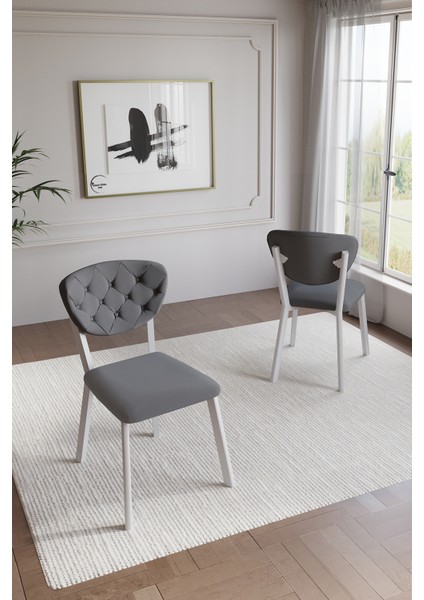 ELMA AVANGARDE 80*140 Gold Mutfak Masası Takımları , 6 Kişilik Mutfak Masası Takımı modelleri