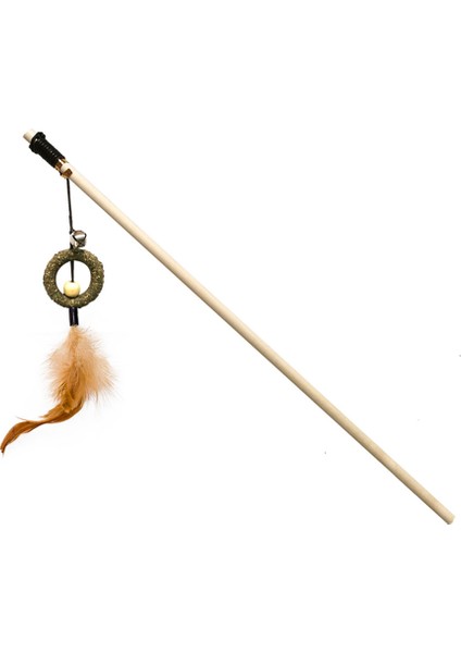 Tüylü Catnipli Kedi Otlu Halka 40 cm