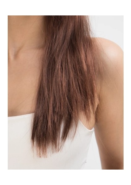 Kahve Renk Uzun Düz Parti Peruğu - Uzun Kahverengi Peruk modelleri