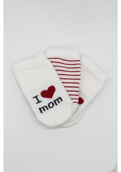 Nessiworld Bistyle Mom Dad 3'lü Penye Soket Çorap 10123 Ekru fırsatları