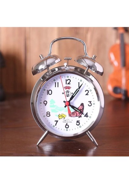 Nostaljik Bakır Görünümlü Kurmalı Metal Çalar Saat, Tavuk Figürlü Anı Saati fiyatları