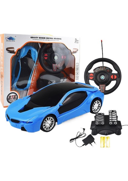 1:16 Simülasyon Çocuk Direksiyon Dört Yönlü Uzaktan Kumandalı Araba Kablosuz Pedal Oyuncak Spor Araba (Yurt Dışından)