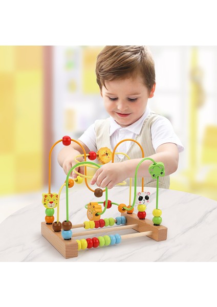 Bebek Ahşap Hız Treni Boncuk Labirent Yürümeye Başlayan Erken Öğrenme Eğitim Bulmaca Çocuk Matematik Oyuncak 1 2 3 Yaşında (Yurt Dışından) modelleri