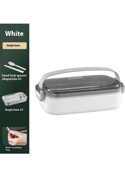 304 Paslanmaz Çelik Öğle Yemeği Kutusu Yalıtımlı Öğle Yemeği Kutusu Isıtılabilir (Yurt Dışından)