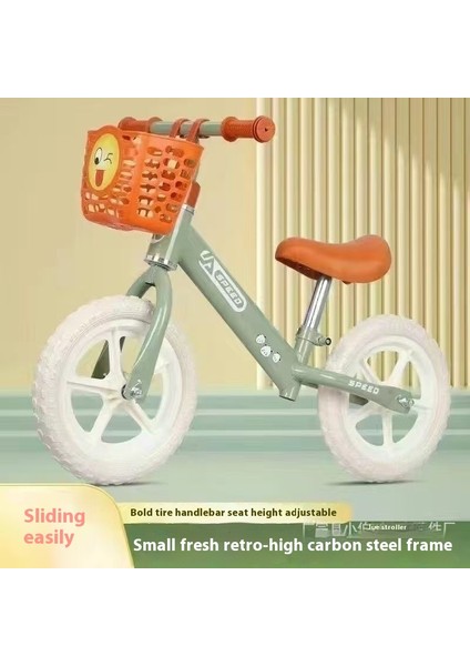 Ayak Pedalı Olmayan Çocuk Denge Arabası Iki Tekerlekli Kendinden Tahrikli Bisiklet 3-5 Yaş Bebek Paten Yürüteç (Yurt Dışından)