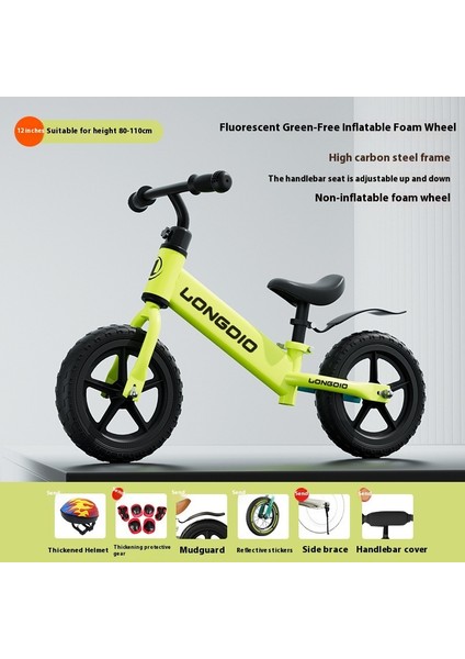 Çocuk Denge Arabası Bebek Yürümeye Başlayan Scooter 2-5 Yaş Pedalsız Bisiklet Oyuncak Scooter (Yurt Dışından)