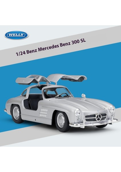 Mercedes-Benz Alaşımlı Araba Modelleri Açık Kapı Ses ve Işık Geri Tepme Amortisörler Sunroof Oyuncak Araba Süsleri Koleksiyon (Yurt Dışından)