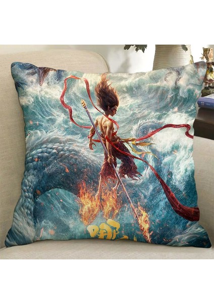 Ne Zha 2: Denizin Sihirli Çocukları Çevre Yastığı (Yurt Dışından)