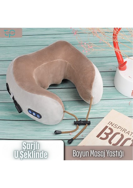 U Şeklinde Şarjlı Boyun Masaj Yastığı Hijyenik Kumaş TP-1029 fiyatları