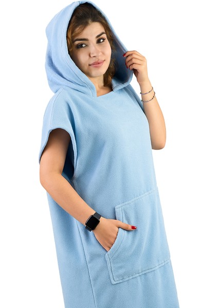 Harika Peluş Unisex Welsoft Panço Havlu – Yumuşak, Cepli ve Kapüşonlu Tasarım fiyatları