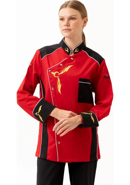 Crenata Şef Aşçı Ceketi - Şık ve Dayanıklı, Nefes Alabilir, Profesyonel Mutfak Kullanımı Için modelleri