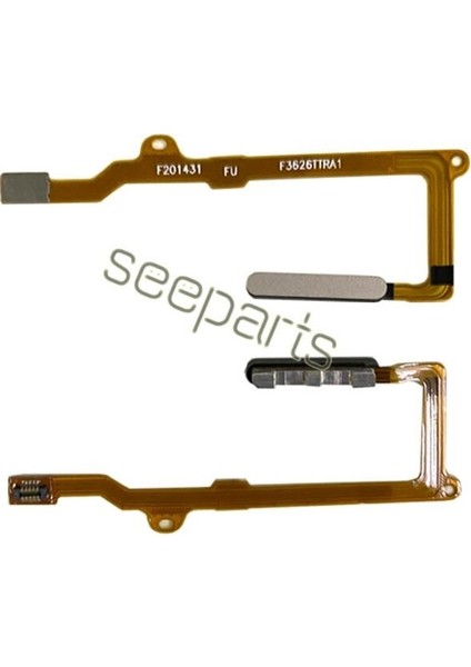 Huawei Nova 7i Için Ana Düğme Nova 7 Se Parmak Izi Dokunmatik Kımlık Sensörü Flex Kablo Şerit Değiştirme Onur 30S Parmak Izi Flex