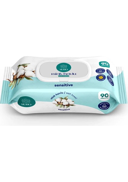 Islak Havlu 90'lı Sensitive 9X90
