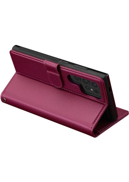 Samsung Galaxy S24 Için Flip Case Ultra Kickstand Pu Deri Cüzdan Kılıf 2 (Yurt Dışından) fırsatları