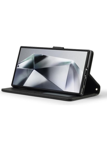 Samsung Galaxy S24 Için Flip Case Ultra Kickstand Pu Deri Cüzdan Kılıf 2 (Yurt Dışından) indirimleri