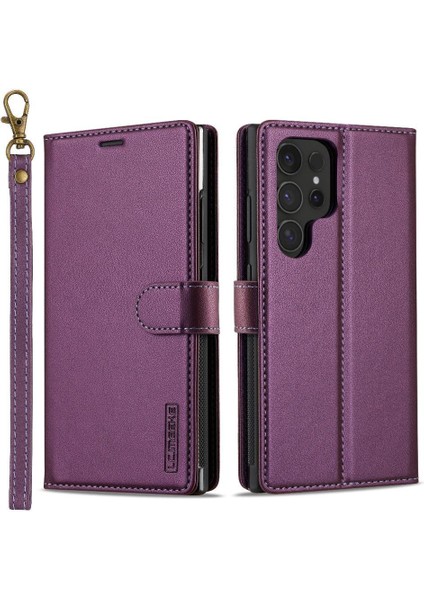 Samsung Galaxy S24 Için Flip Case Ultra Kickstand Pu Deri Cüzdan Kılıf 2 (Yurt Dışından)