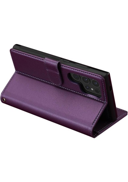 Samsung Galaxy S24 Için Flip Case Ultra Kickstand Pu Deri Cüzdan Kılıf 2 (Yurt Dışından) modelleri